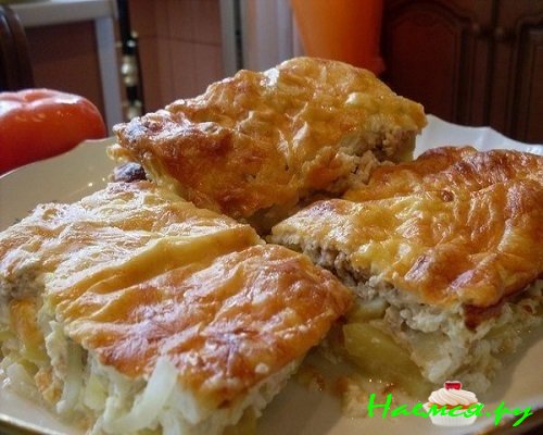 Запеканка с рыбой фото