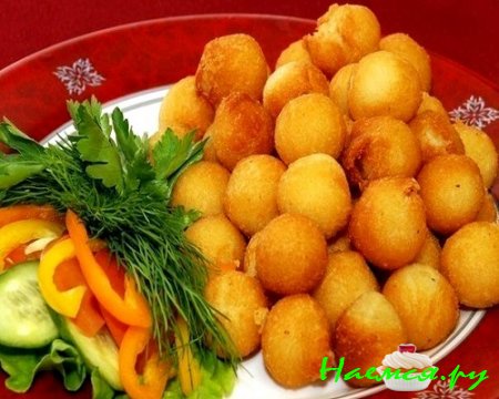 Картофельные шарики во фритюре