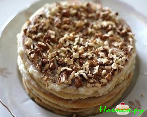 как приготовить торт на сковороде