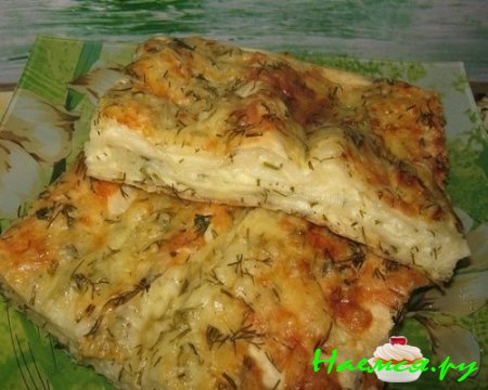 Сырный пирог из лаваша