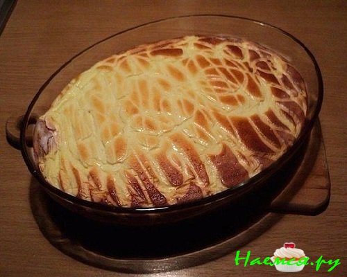 Запеканка без муки фото