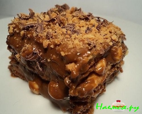 Торт с варёной сгущёнкой фото