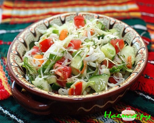 Рецепт для поста: витаминный салат