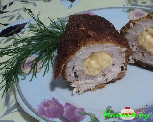  Котлета по-киевски с сыром