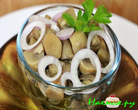 Закуска для пикника – маринованные шампиньоны