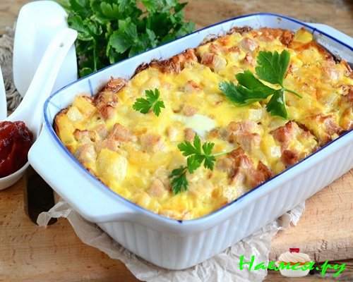 Запеканка на скорую руку фото