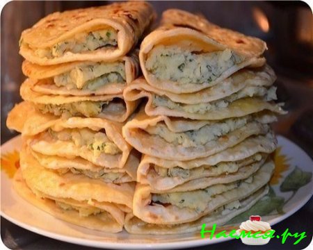 Лепешки с картофельной начинкой