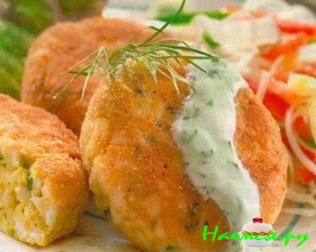 Сырные котлеты из кабачков