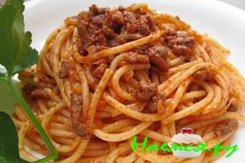 Макароны с фаршем